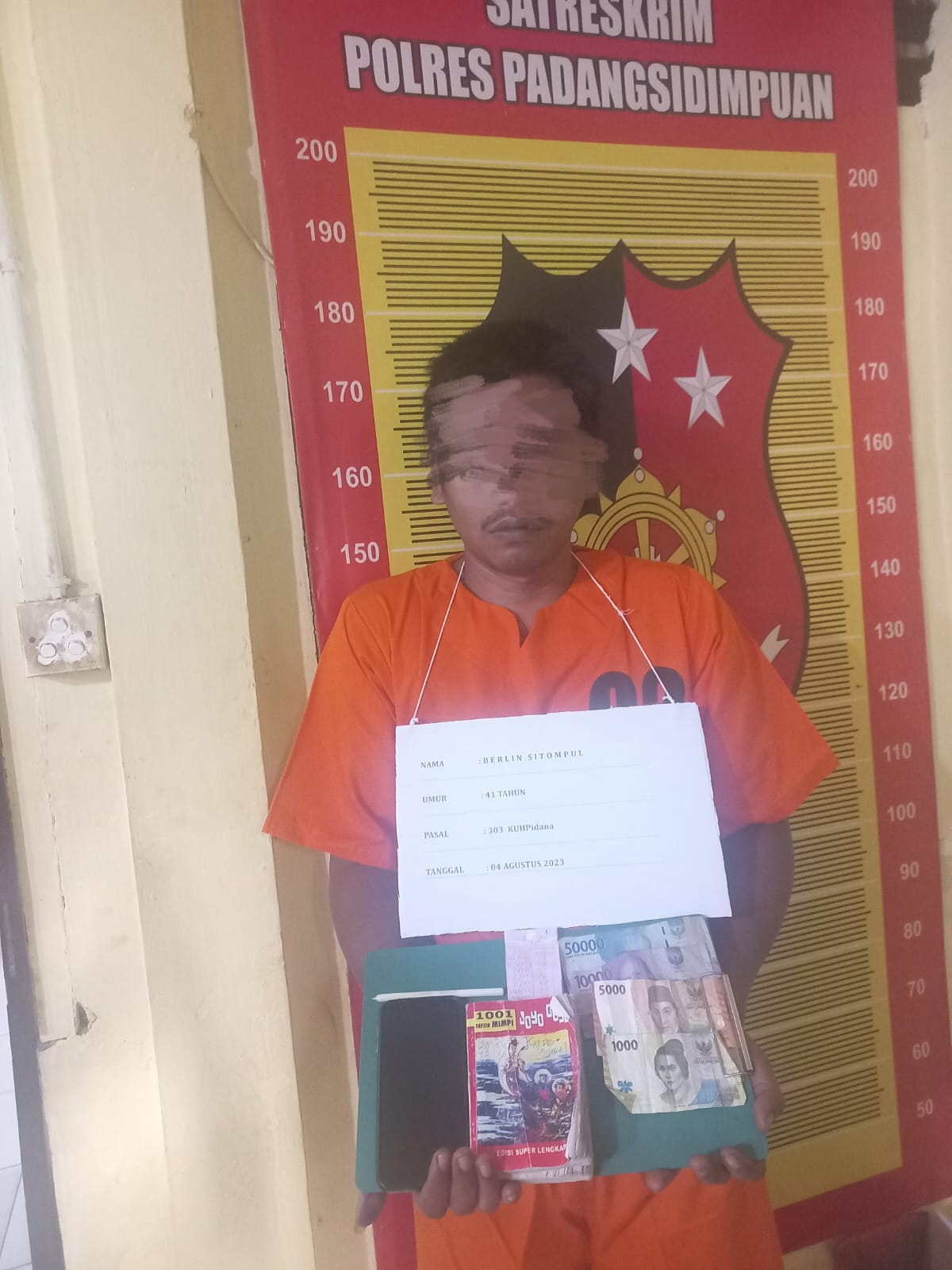 Pelaku Judi Togel Ditangkap Polisi Di Kota Padangsidimpuan