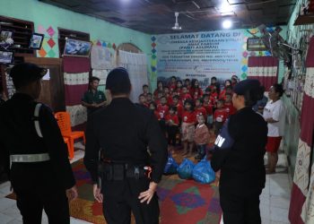 Brimob Polda Sumut Gelar “Minggu Kasih”, Tebar Kepedulian untuk Anak Panti Asuhan dan Warga Kurang Mampu