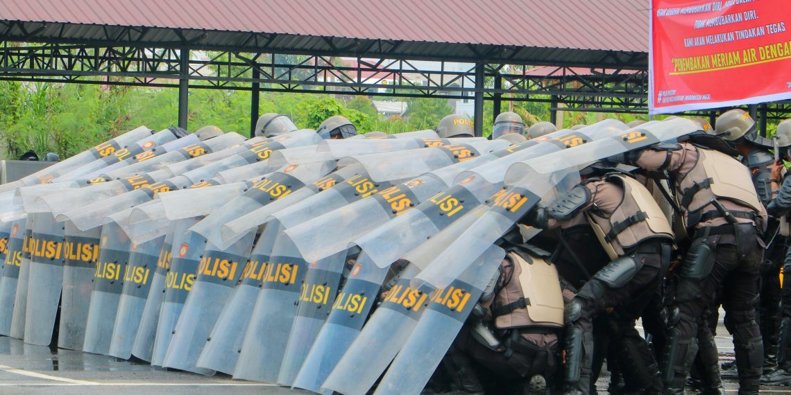 Mengawal Demokrasi, Polda Sumut Latihan Penanganan Aksi Unras dengan Humanis