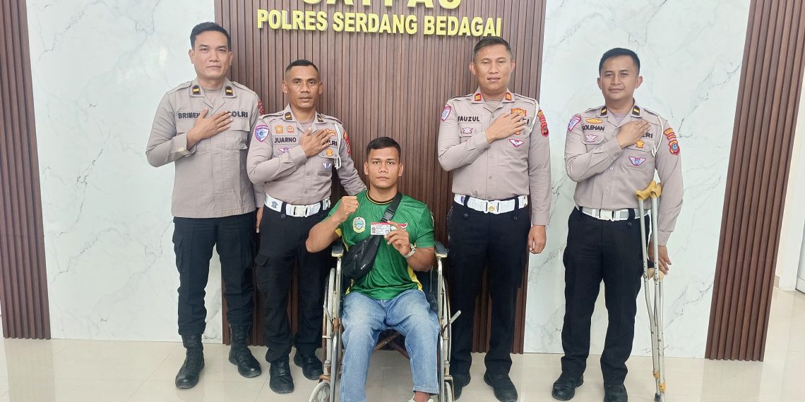 Satlantas Polres Sergai Beri Layanan SIM Inklusif untuk Difabel