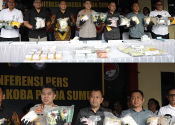 Polda Sumut dan Jajaran Ungkap 571 Kasus Narkoba, Selamatkan 225 Ribu Jiwa dari Bahaya Narkotika
