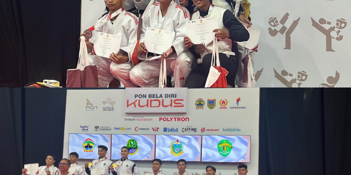 Personel Satbrimob Polda Sumut Raih Medali Perunggu di PON Cabang Beladiri Judo