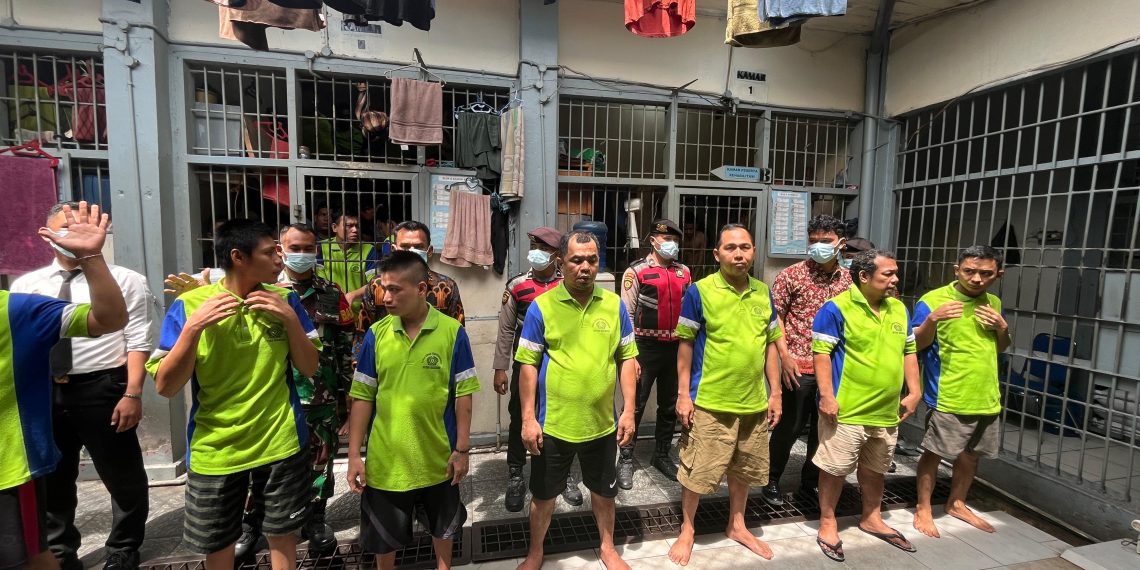 Polres Palas dan Rutan Kelas IIB Sibuhuan Gelar Razia Gabungan, Ini Hasilnya