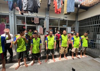 Polres Palas dan Rutan Kelas IIB Sibuhuan Gelar Razia Gabungan, Ini Hasilnya