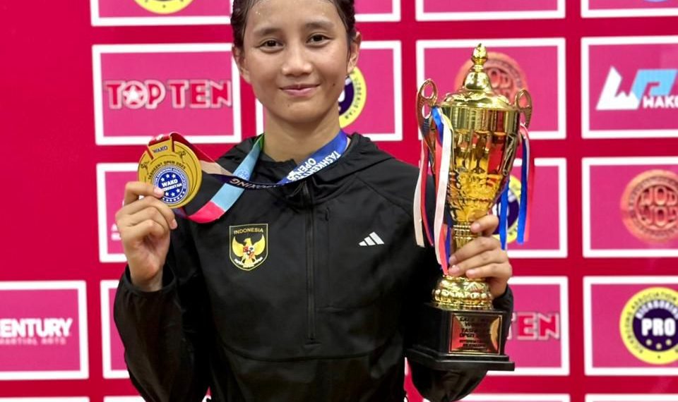 Polri Berbunga Hati, Polwan Sumut Sabet Emas di Piala Dunia Kickboxing Uzbekistan