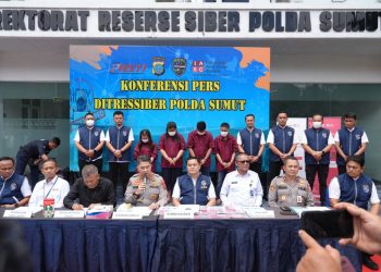 Sinergi dan Kolaborasi, Polda Sumut dan OJK Berhasil Bongkar Sindikat Penipuan Online Ratusan Juta