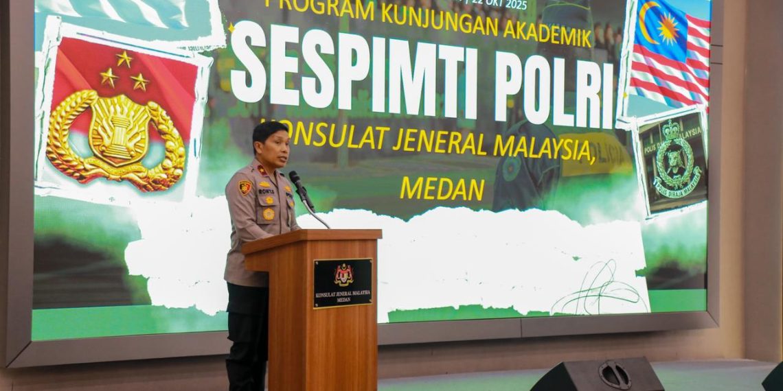 Polda Sumut dan Konsulat Jenderal Malaysia Perkuat Sinergi Keamanan Lewat Program Lawatan Akademik Sespimti Polri