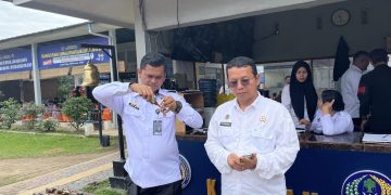 Pastikan Keamanan Selama Nataru, Lapas Binjai Lakukan Perawatan dan Rolling Gembok Kamar Hunian